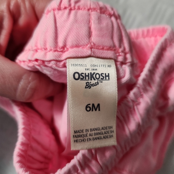 Girls Oshkosh bgosh shorts size 6 months - Picture 6 of 6